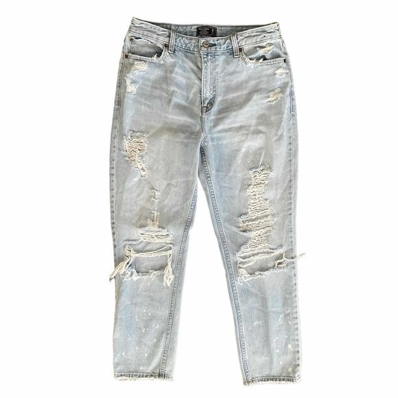 Abercrombie & Fitch Jeans Abercrombie High Rise Girlfriend Denim